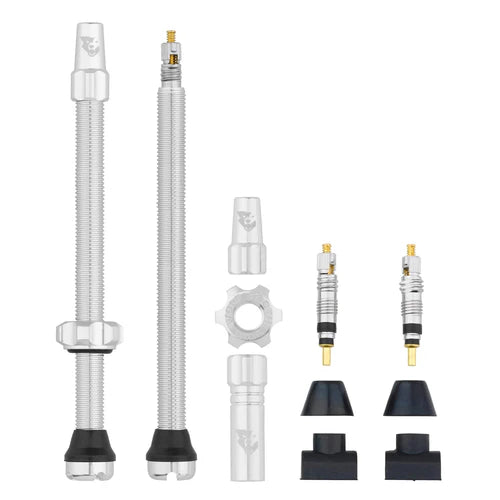 Σετ 2 Βαλβίδων Tubeless WOLF TOOTH Raw Silver