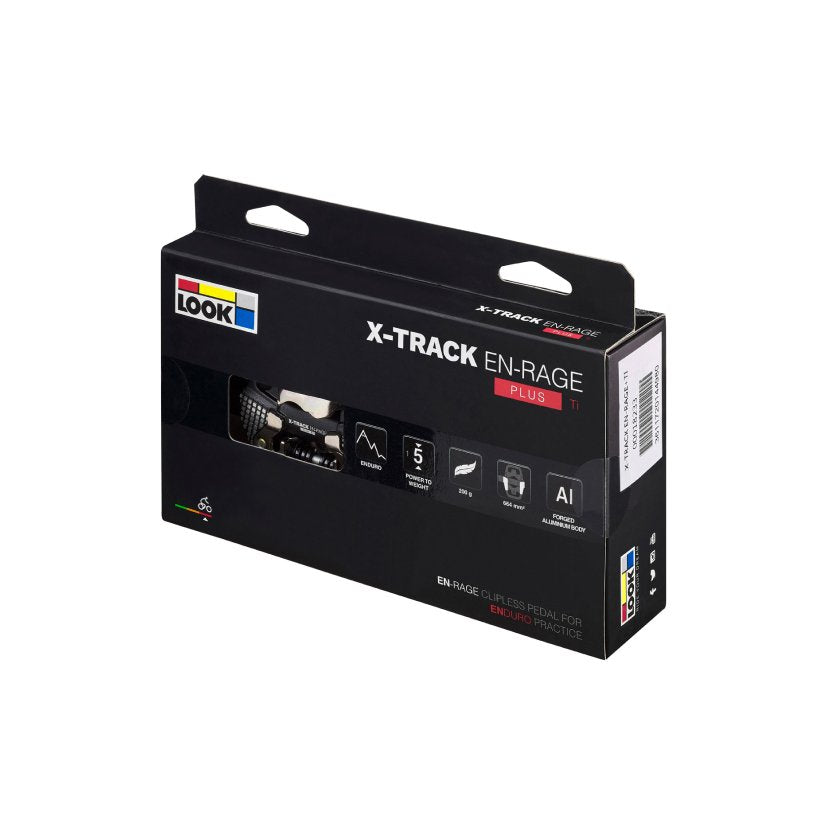 LOOK X-TRACK EN-RAGE PLUS Titanium SPD Black pedals