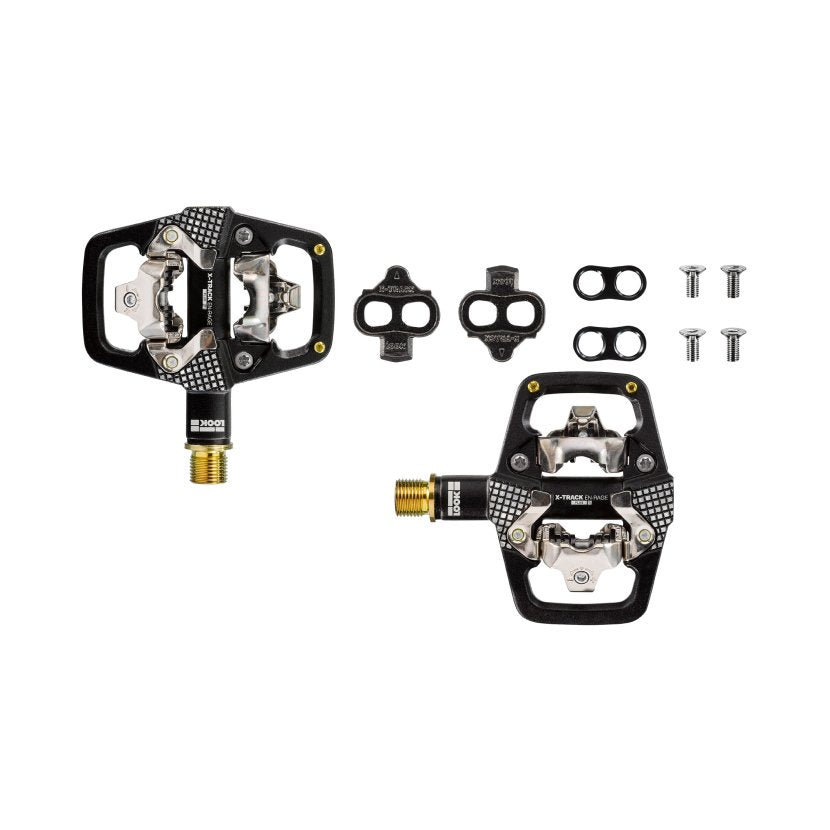 LOOK X-TRACK EN-RAGE PLUS Titanium SPD Black pedals