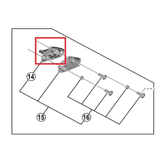 Membran Höger Spakkropp SHIMANO ST-R9120/R8025/R7020/R7025