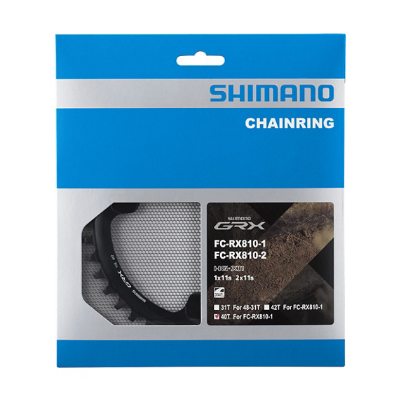Enkelt Kedjehjul 11V SHIMANO GRX RX810 110mm