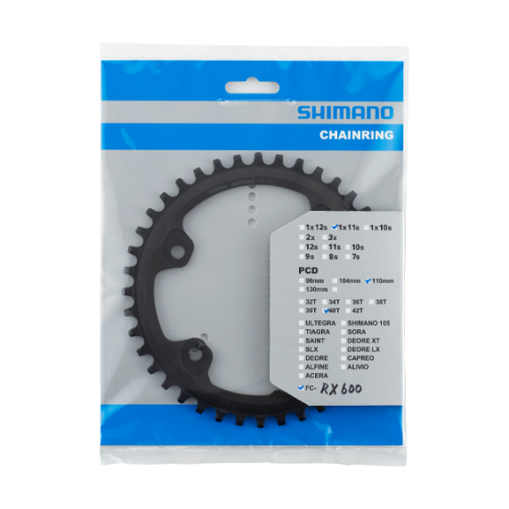 SHIMANO GRX RX600 110mm 11S Single Chainring