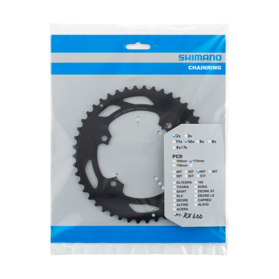 SHIMANO GRX RX600 110mm 10-Speed Outer Chainring