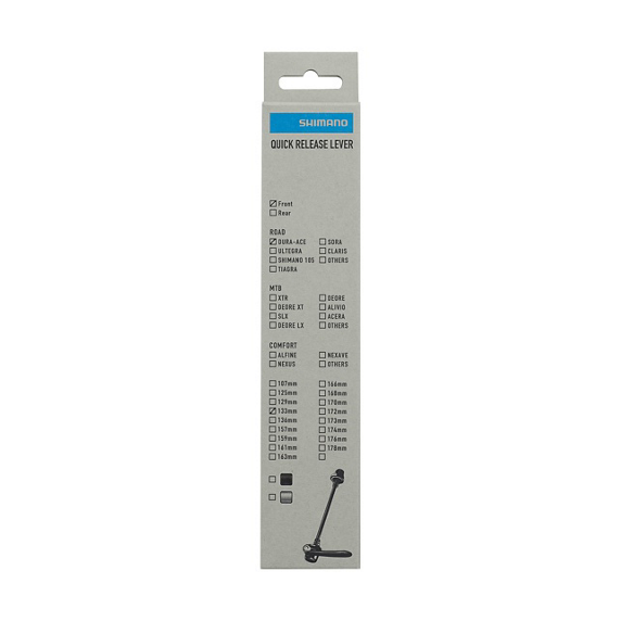 Κλείδωμα Εμπρός Τροχού SHIMANO 133mm WH-R9200-C50