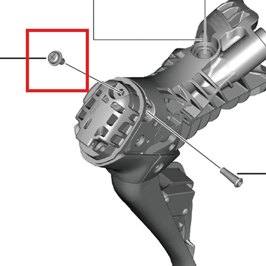 Śruba Pokrywy Baterii SHIMANO do Dźwigni ST-R9270/R8170/R7170