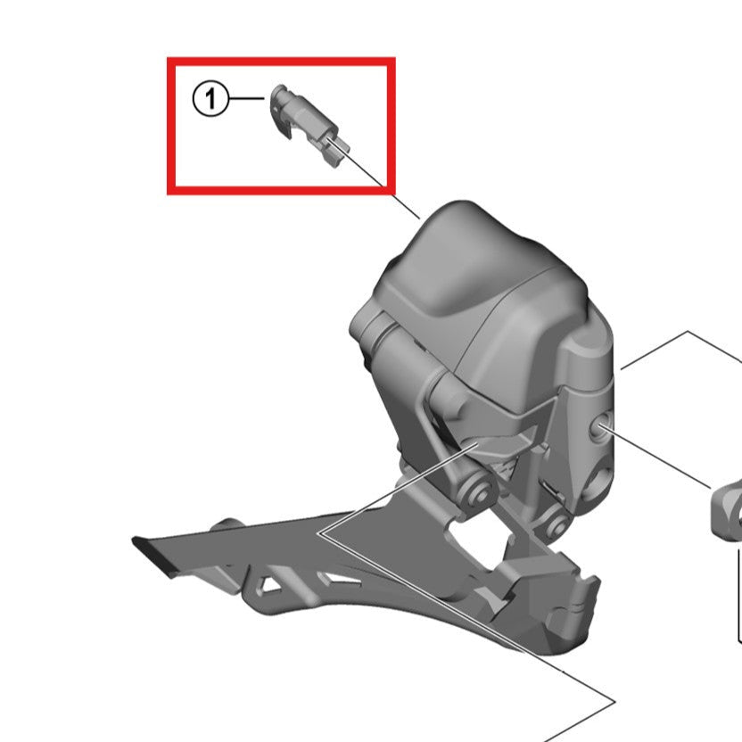 Κάλυμμα Θύρας Εμπρός Μεταθέτη SHIMANO FD-R9250/R8150