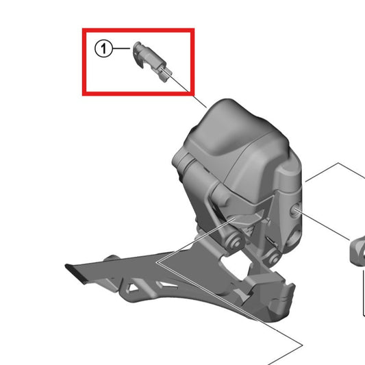 Zaślepka Portu Przerzutki Przedniej SHIMANO FD-R9250/R8150