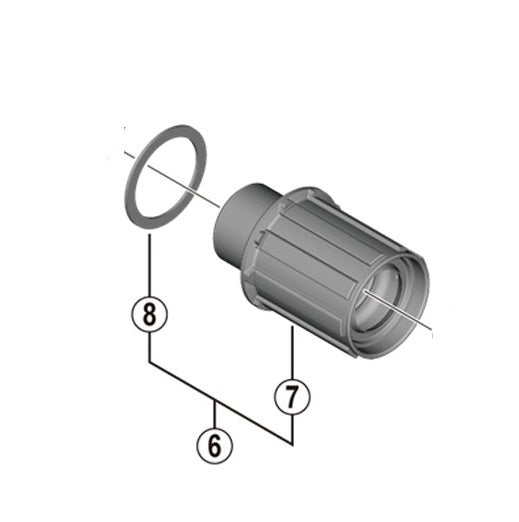SHIMANO FH-RS470/171 Freehub Body Shimano HG Type