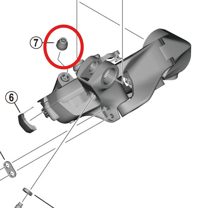 Ochranný měchýř SHIMANO RD-R9250