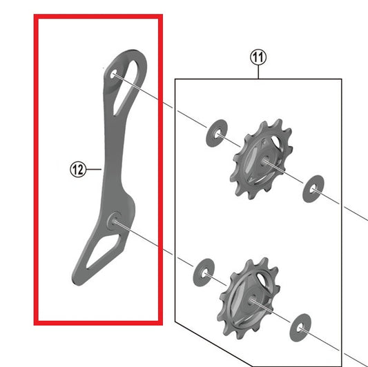 Interne Ketting Achterderailleur SHIMANO RD-R9250