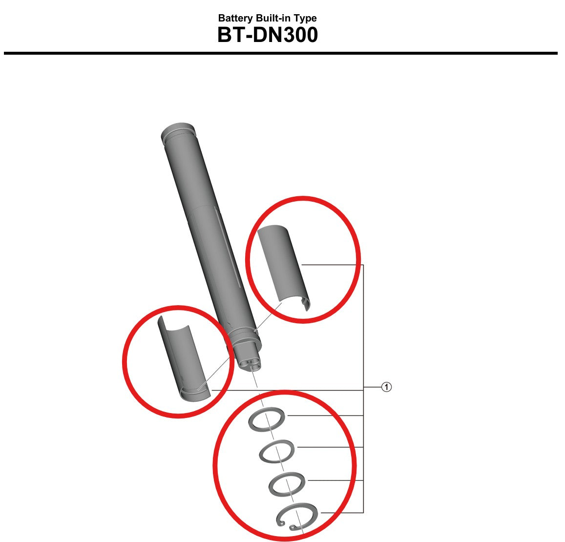 Batteriadapter SHIMANO BT-DN300