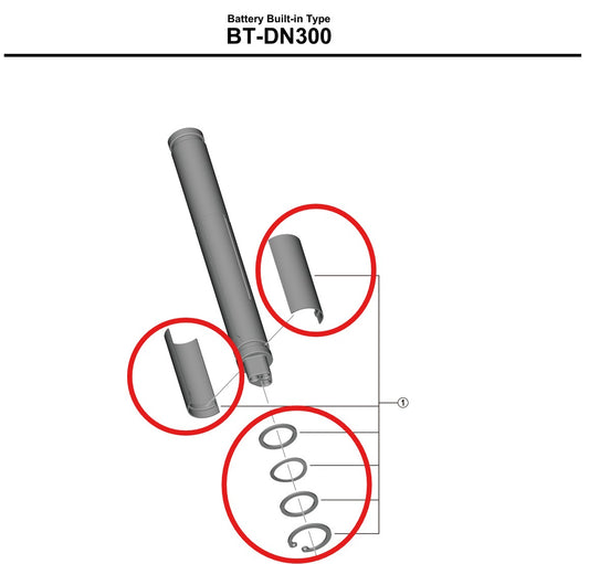 Akkuadapteri SHIMANO BT-DN300