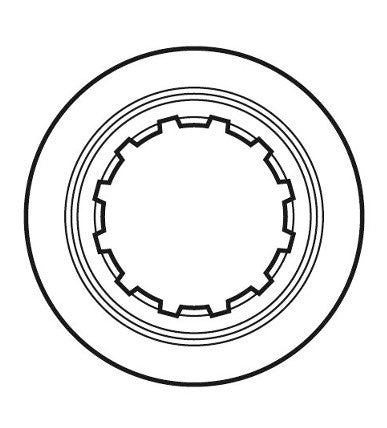 Παξιμάδι Σύσφιξης Center Lock SHIMANO Εσωτερικό SM-RT81