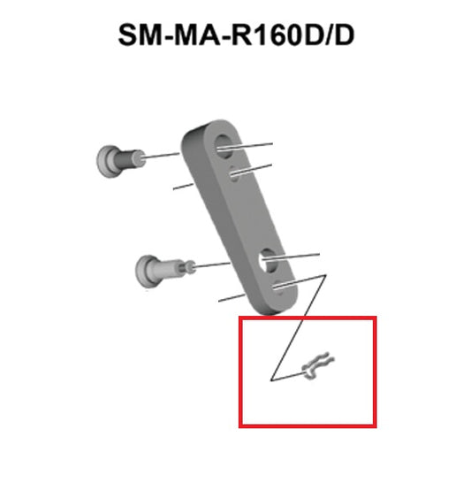 Δακτύλιος ασφαλείας SHIMANO για προσαρμογέα Flat-Mount