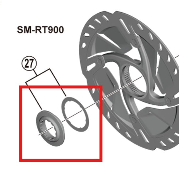 SHIMANO Center Lock Internal Locking Nut SM-RT900