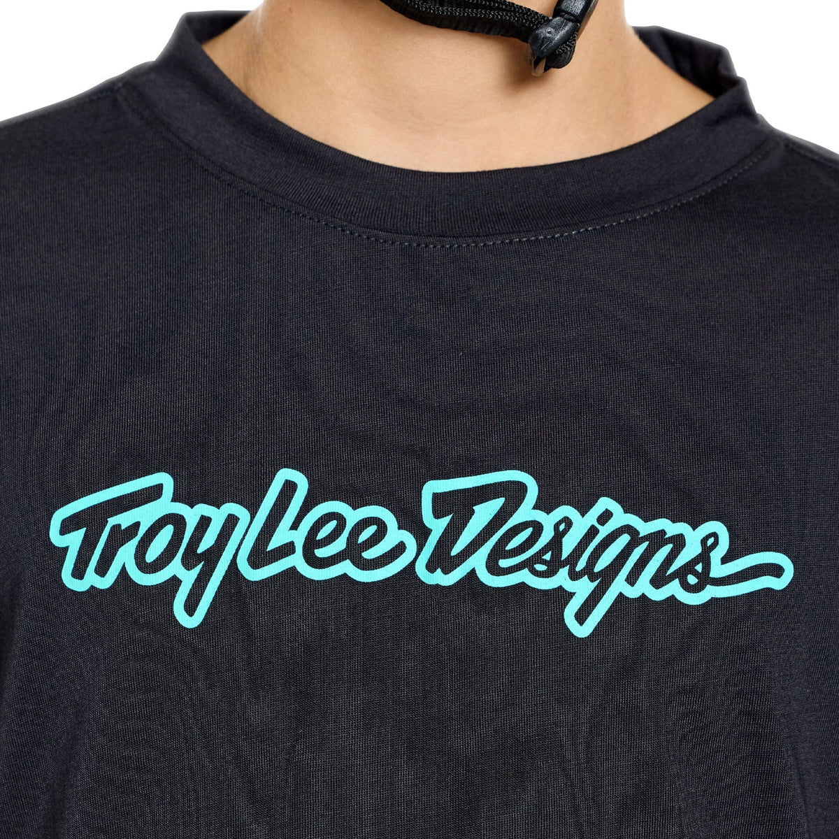 Shirt TROY LEE DESIGNS SKYLINE RIDE SIGNATURE Junior Lange Mouwen Zwart/Groen