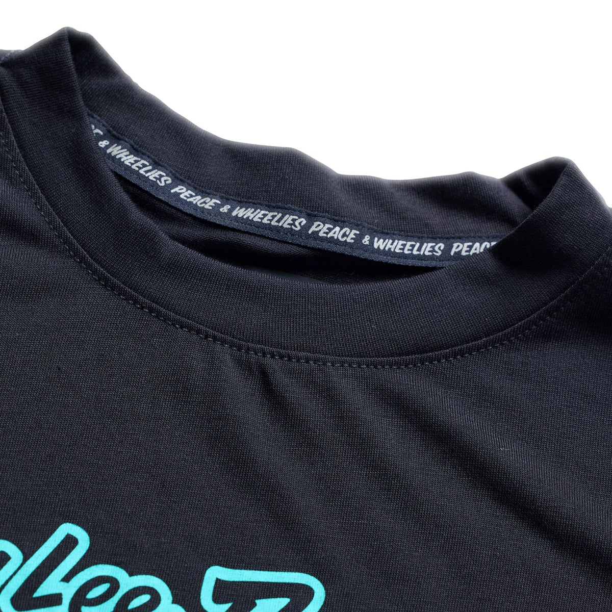 Maillot TROY LEE DESIGNS SKYLINE RIDE SIGNATURE Junior Manches Courtes Noir/Turquoise