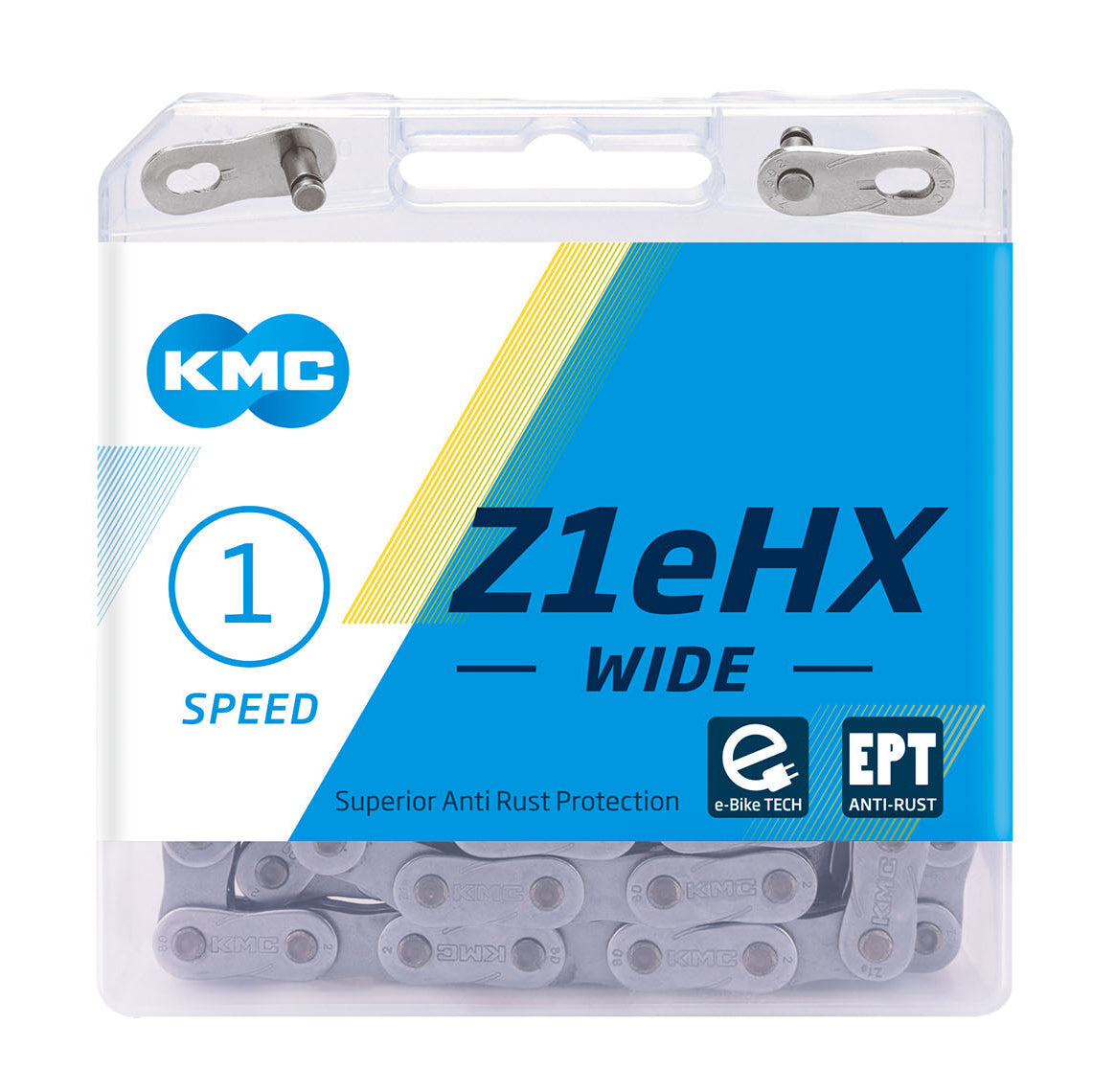 1-Speed E-Bike Chain KMC Z1eHX Wide EPT