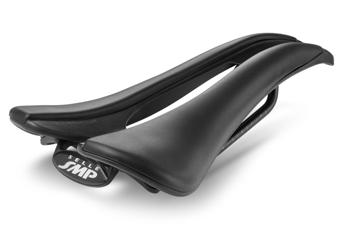 SMP EVO Saddle Stainless Steel Rails Black