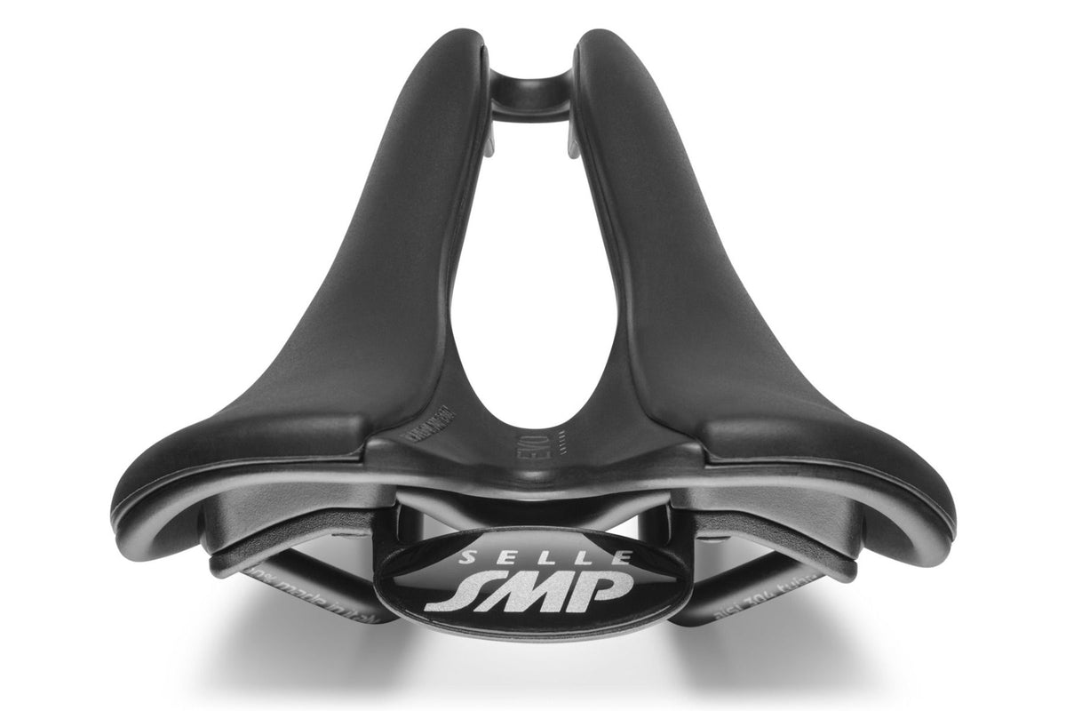 SMP EVO Saddle Stainless Steel Rails Black