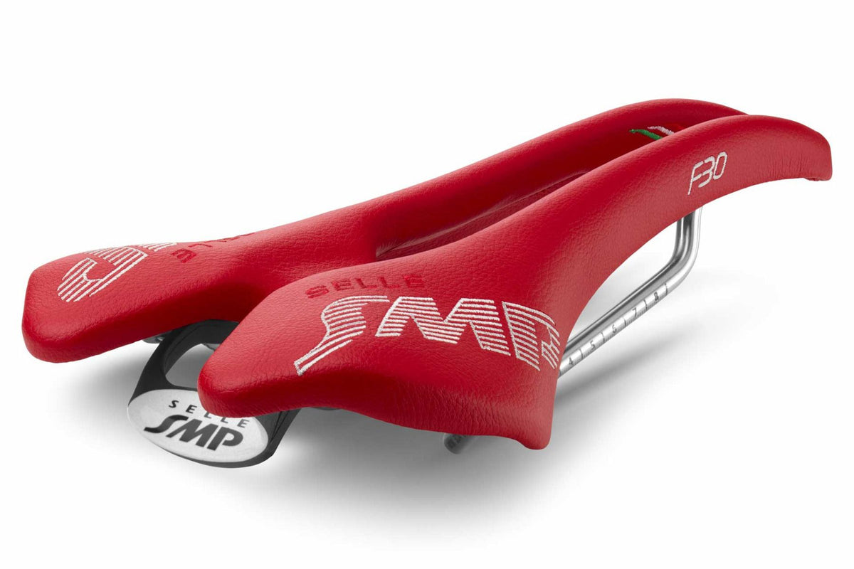 Σέλα SMP F30 Πλάτος 149mm Rails Inox Κόκκινη