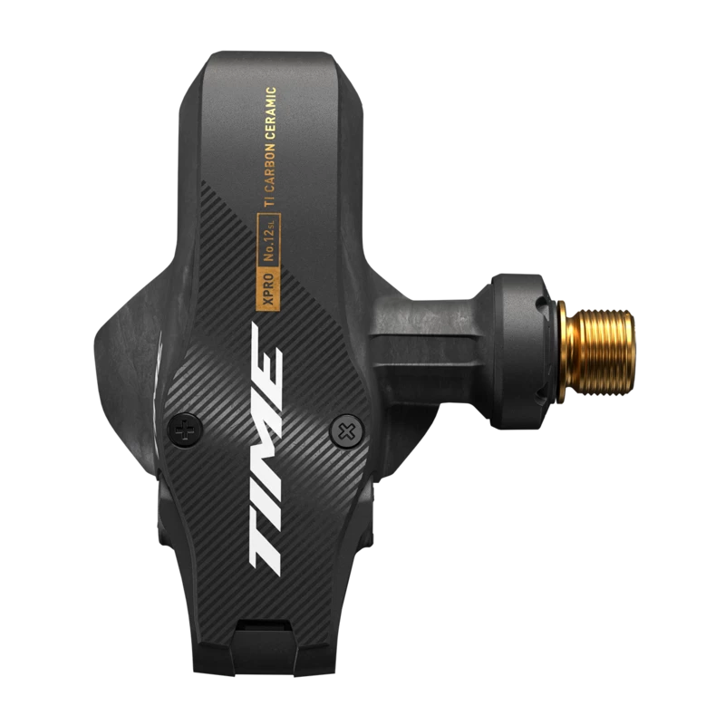 TIME X PRO 12 SL Q-Factor 51 Carbon/Titanium Gold Pedals