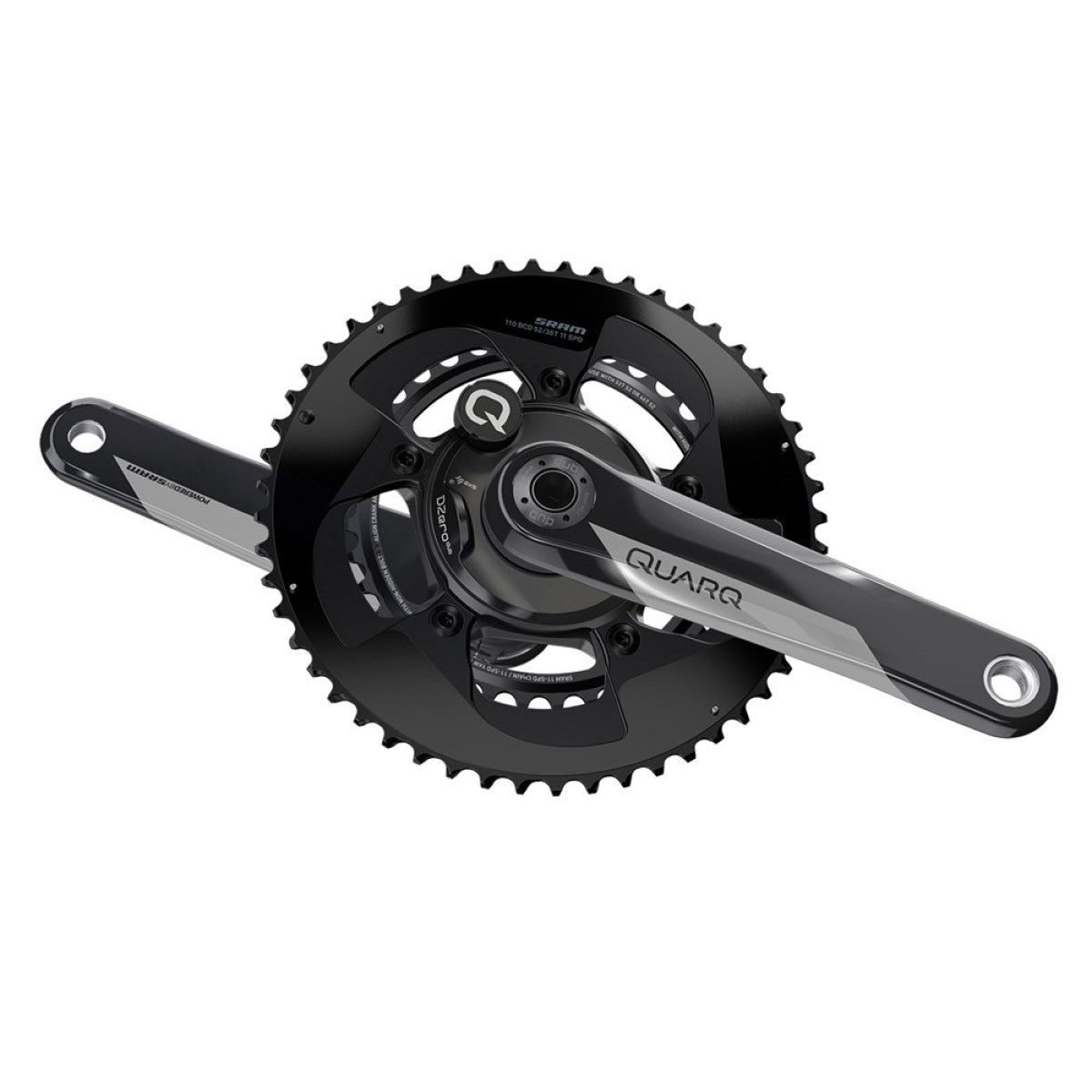 Kranksæt med effektmåler QUARQ DZERO DUB
