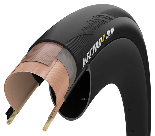 ZIPP GOODYEAR VECTOR R SW Tubeless Ready-dæk sort