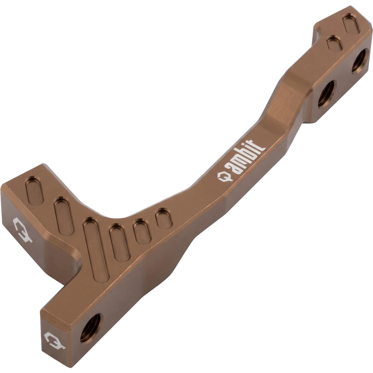 Bremsekaliberadapter til for- og baghjul PM/PM AMBIT +20 mm (140–160 mm) brun