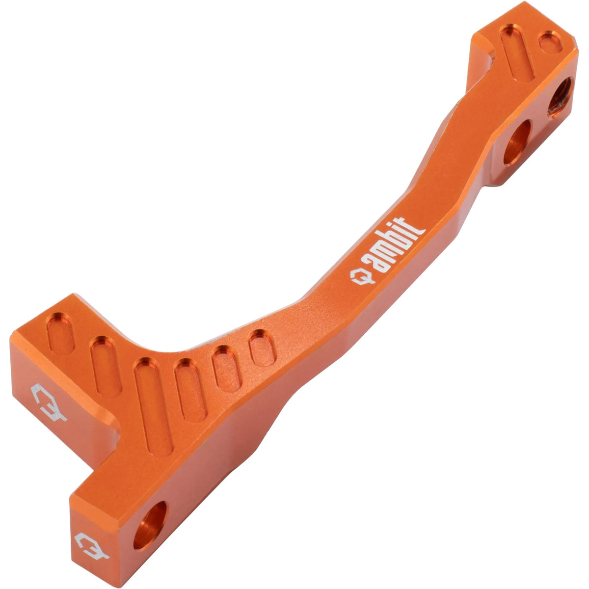 Bremsekaliberadapter til for- og baghjul PM/PM AMBIT +20 mm (180–200 mm) orange