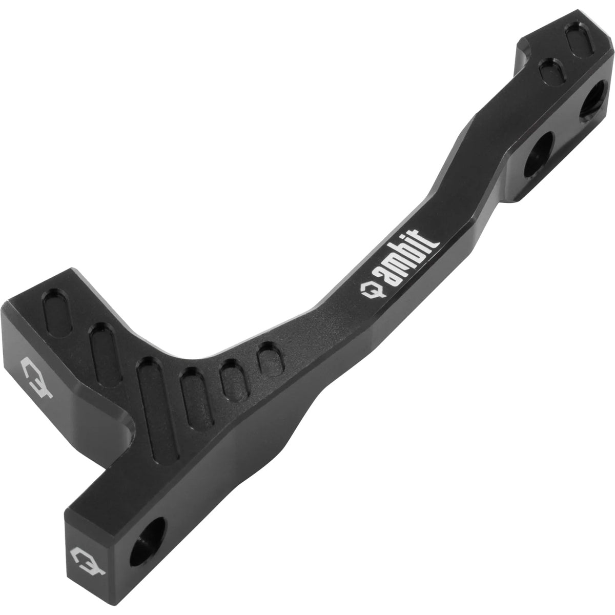 Bremsekaliberadapter til for- og baghjul PM/PM AMBIT +20 mm (140–160 mm) sort