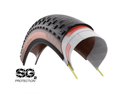 Pneu WTB BYWAY RS 50 700x50c Dual DNA SG2 Tubeless Ready Tan