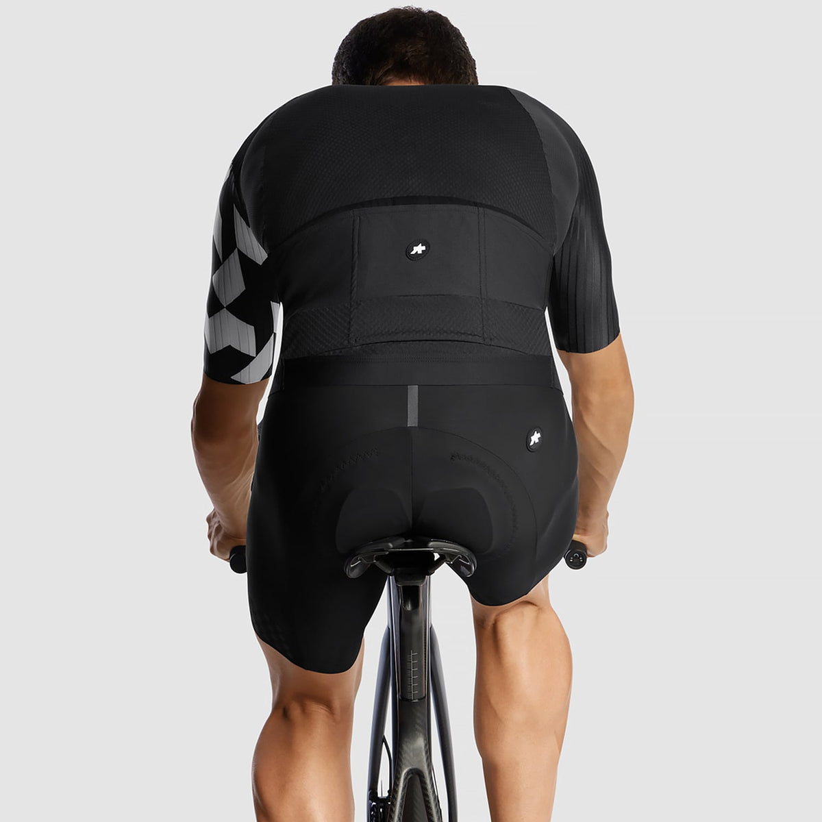 Maillot ASSOS EQUIPE RS S11 Κοντά Μανίκια Μαύρο