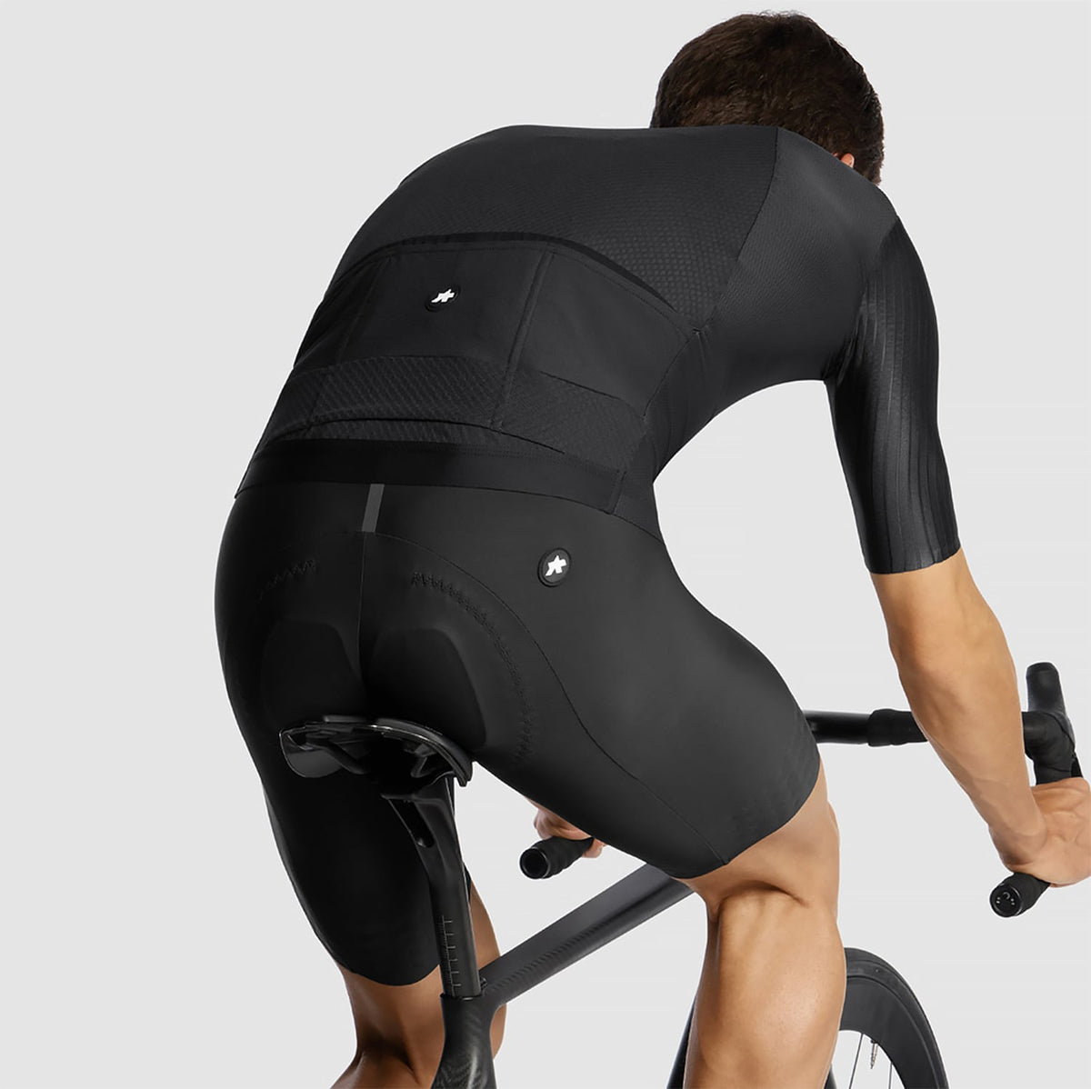 Maillot ASSOS EQUIPE RS S11 Κοντά Μανίκια Μαύρο