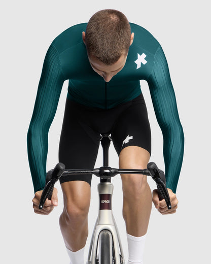 Dres ASSOS EQUIPE RS S11 Dolgi Rokavi Petrol