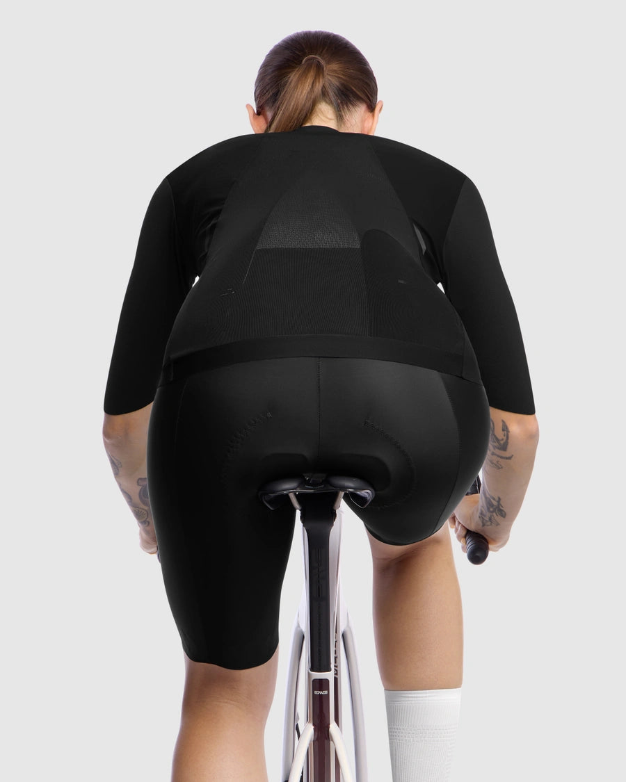 Cykeltrøje ASSOS UMA GTV SHELL S11 Kortærmet Dame Sort