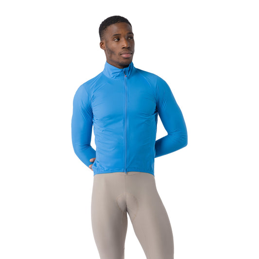 Niebieska kurtka CASTELLI Transition Air – widok z przodu