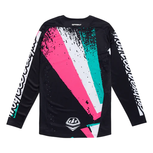 Trøje TROY LEE DESIGNS SPRINT FULL PULL Lange Ærmer Sort