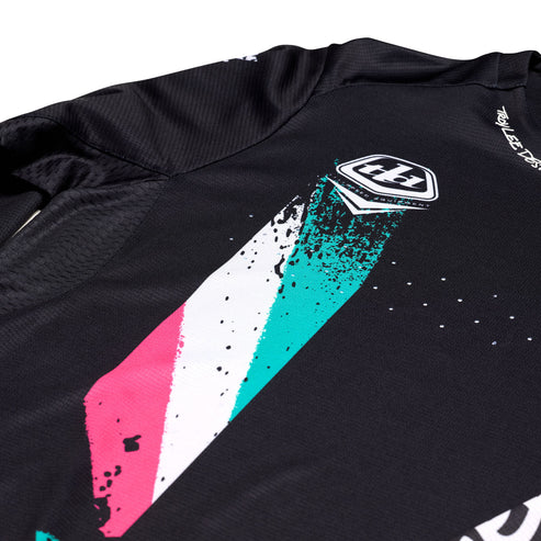 Trøje TROY LEE DESIGNS SPRINT FULL PULL Lange Ærmer Sort