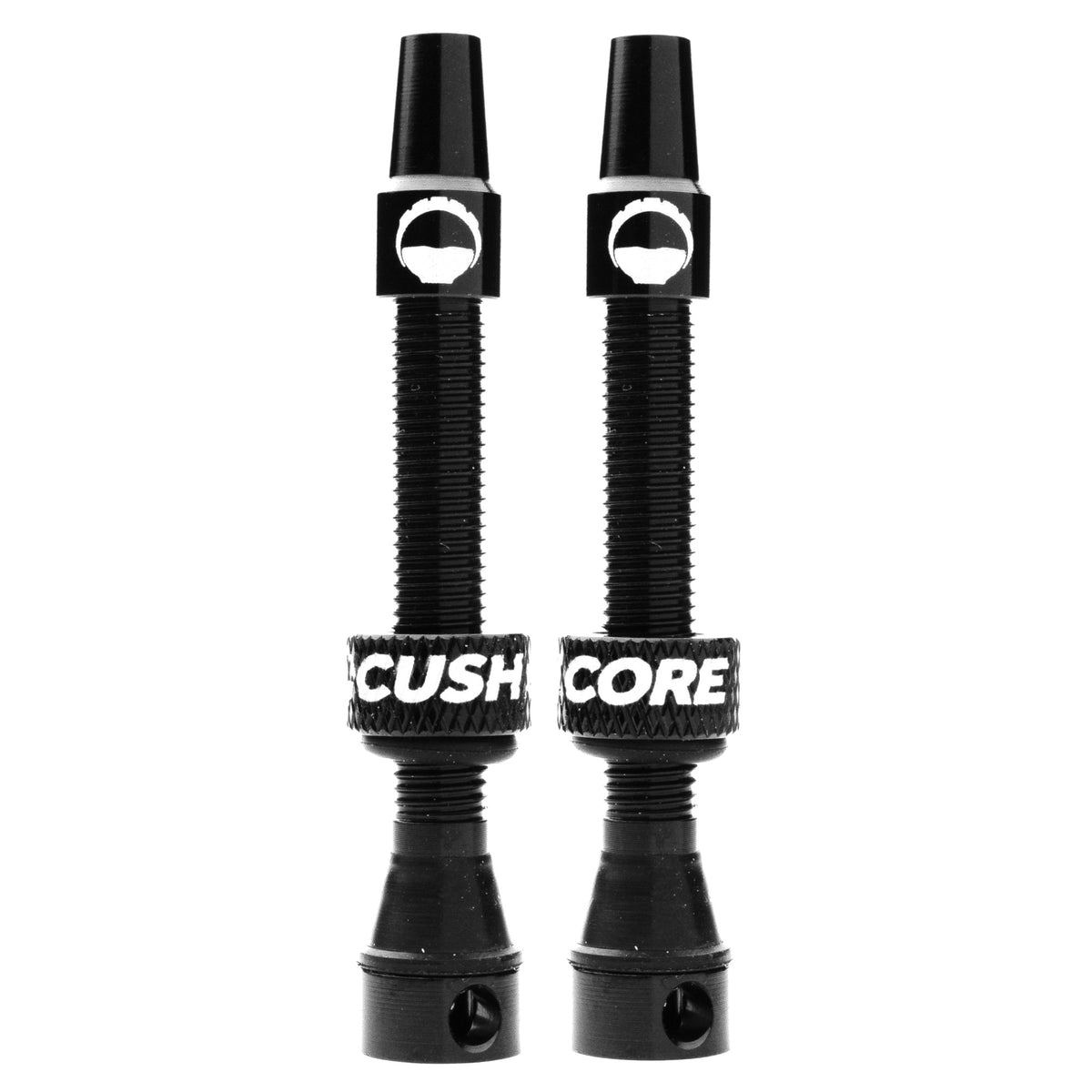 Sada Tubeless Ventilků CUSHCORE 44 mm Černá