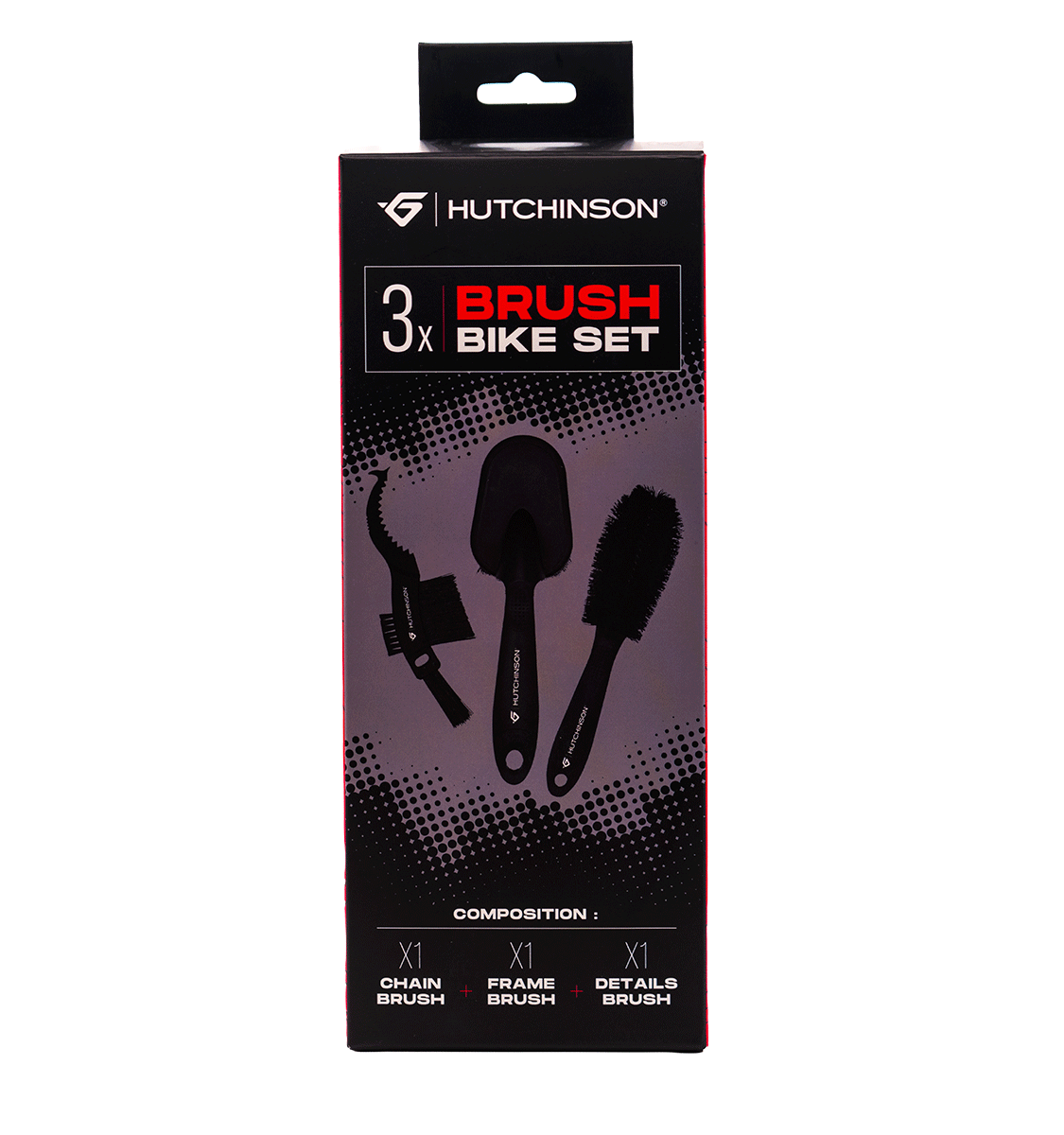 Set van 3 Borstels HUTCHINSON BRUSH BIKE SET