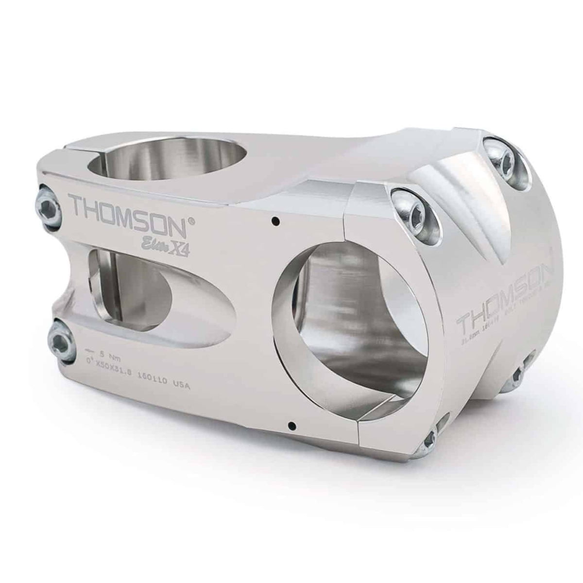 Ohjaustankon etuosa THOMSON ELITE X4 0° Hopea