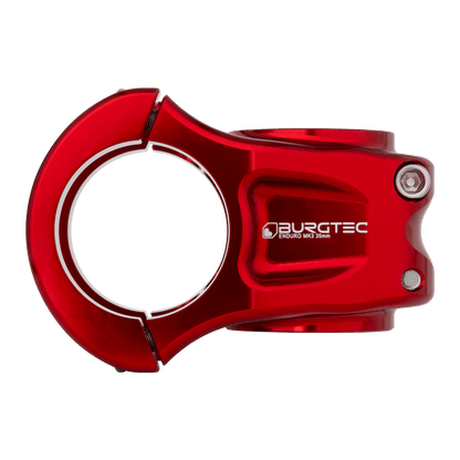 Червена лапа BURGTEC ENDURO MK3 — изглед отстрани