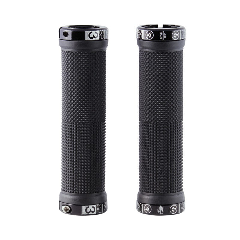 SB3 KHEOPS Lock-On Grips 129 mm Black