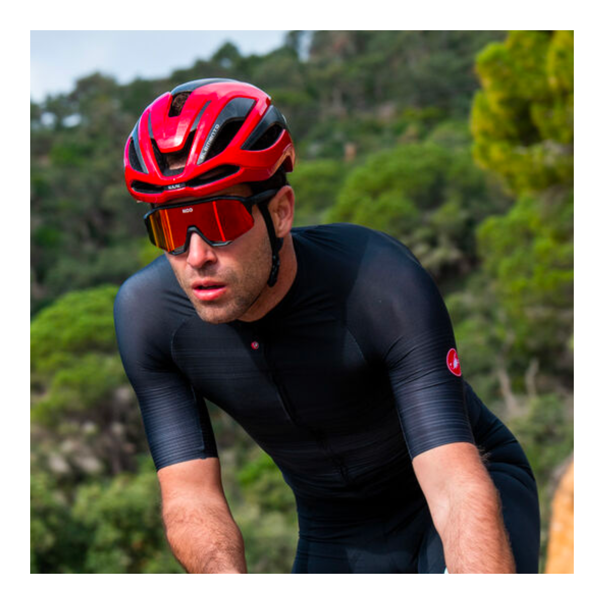 KASK ELEMENTO Road Helmet Red