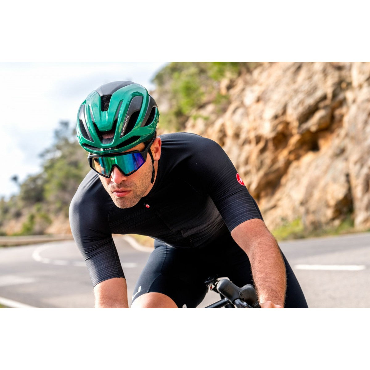 Weghelm KASK ELEMENTO Groen