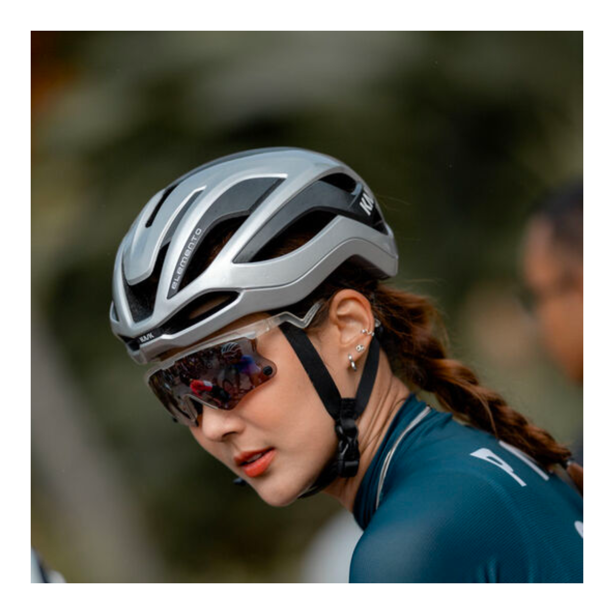 Landsvägscykelhjälm KASK ELEMENTO Grå