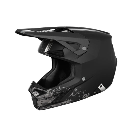BMX-helm SHOT SPEED Battle zwart mat