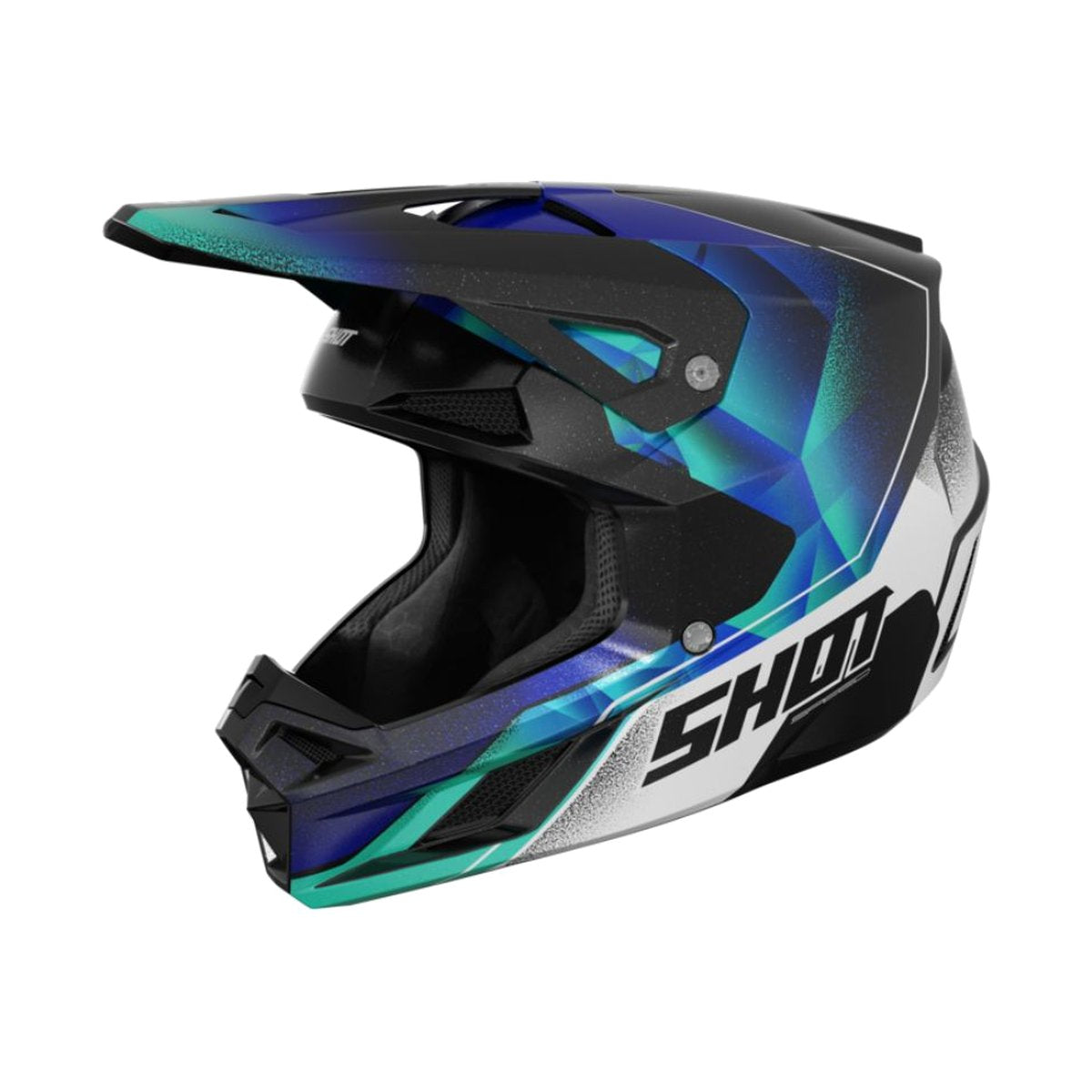 SHOT SPEED Olymp Blue Pearly BMX Helmet