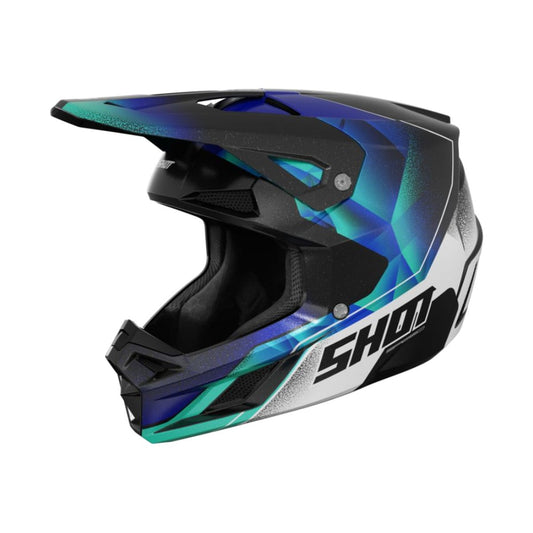 Κράνος BMX SHOT SPEED Junior Olymp Blue Pearly